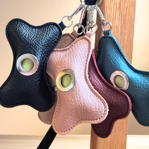 The Signature Vegan Leather Poop Bag Dispenser